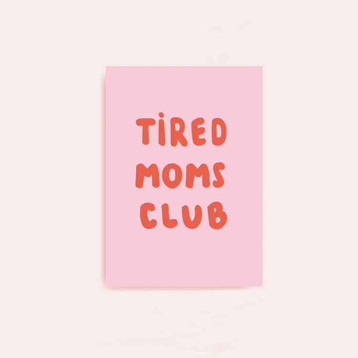 Vykort Trötta mammors klubb för wholesale av Ines Keck | Studio Keck