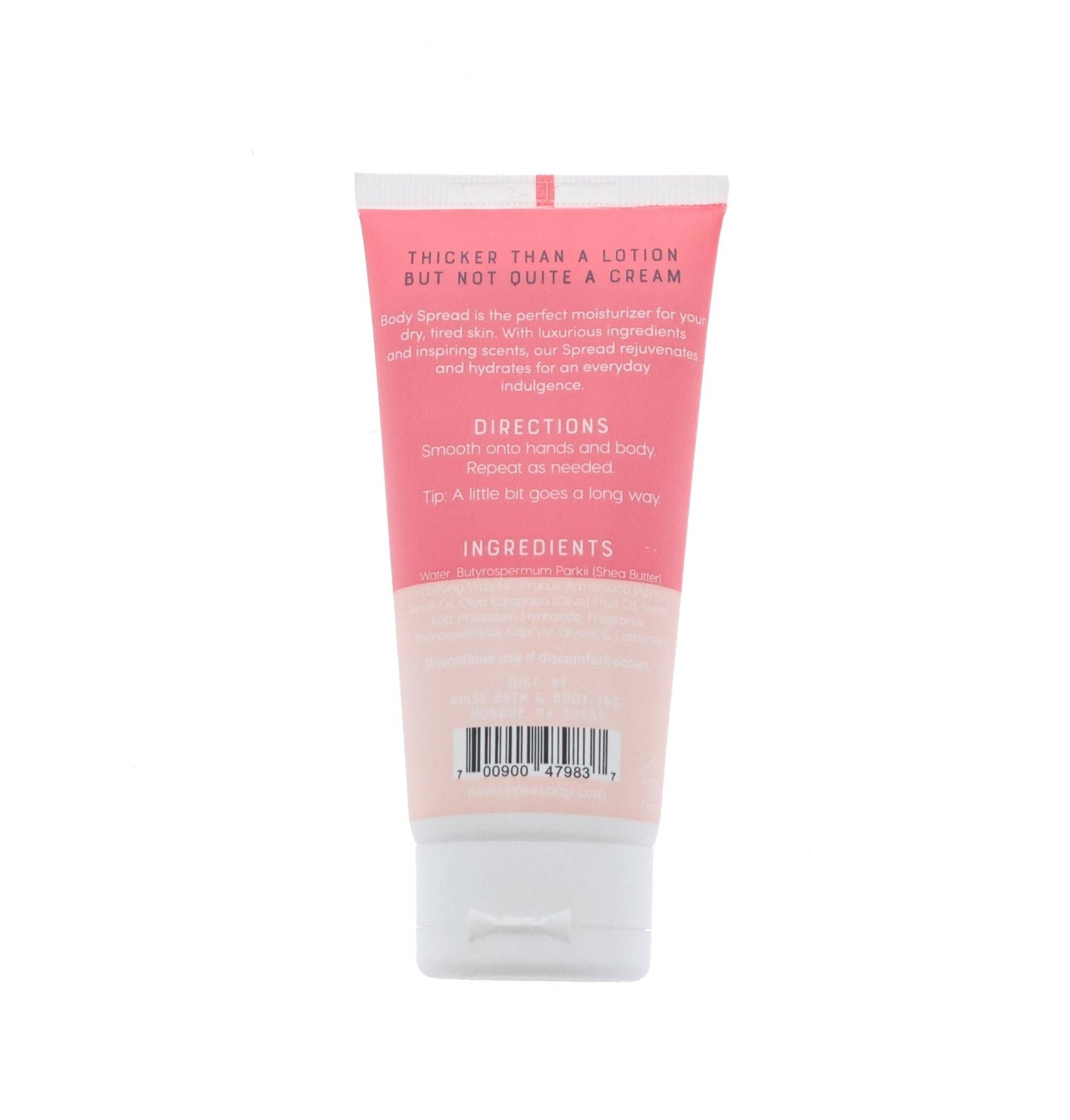 Rinse Bath Body Inc - Wholesale Body Cream/Lotion - Pomegranate Body Spread Lotion- Tube1