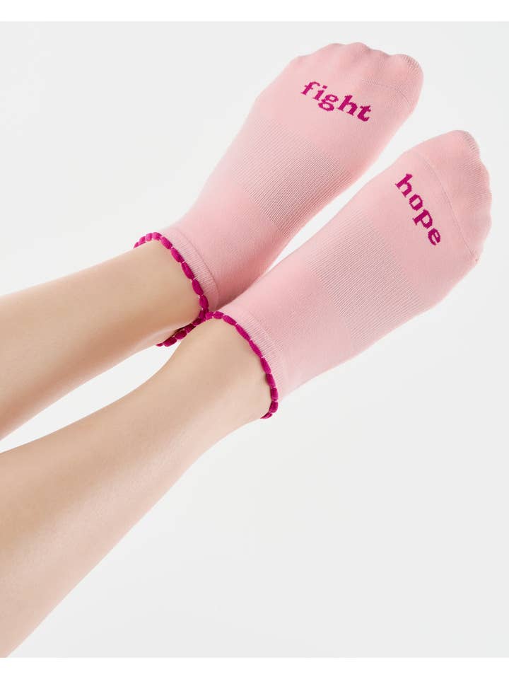 Pointe Studio - Wholesale Socks - Women's - Pointe Studio X Susan G Komen Hope Full Foot2