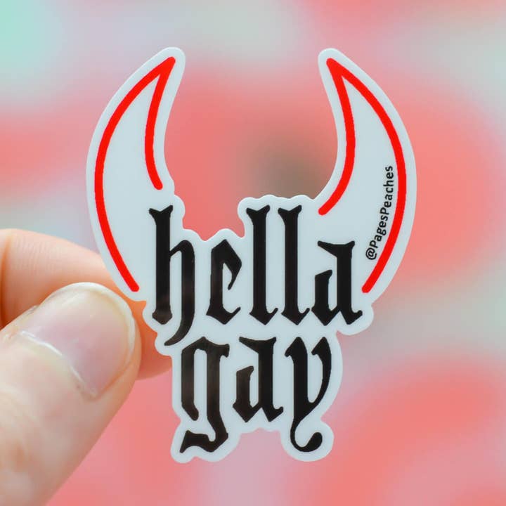 Hella Gay vattentät vinylklistermärke för wholesale av Page's Peaches