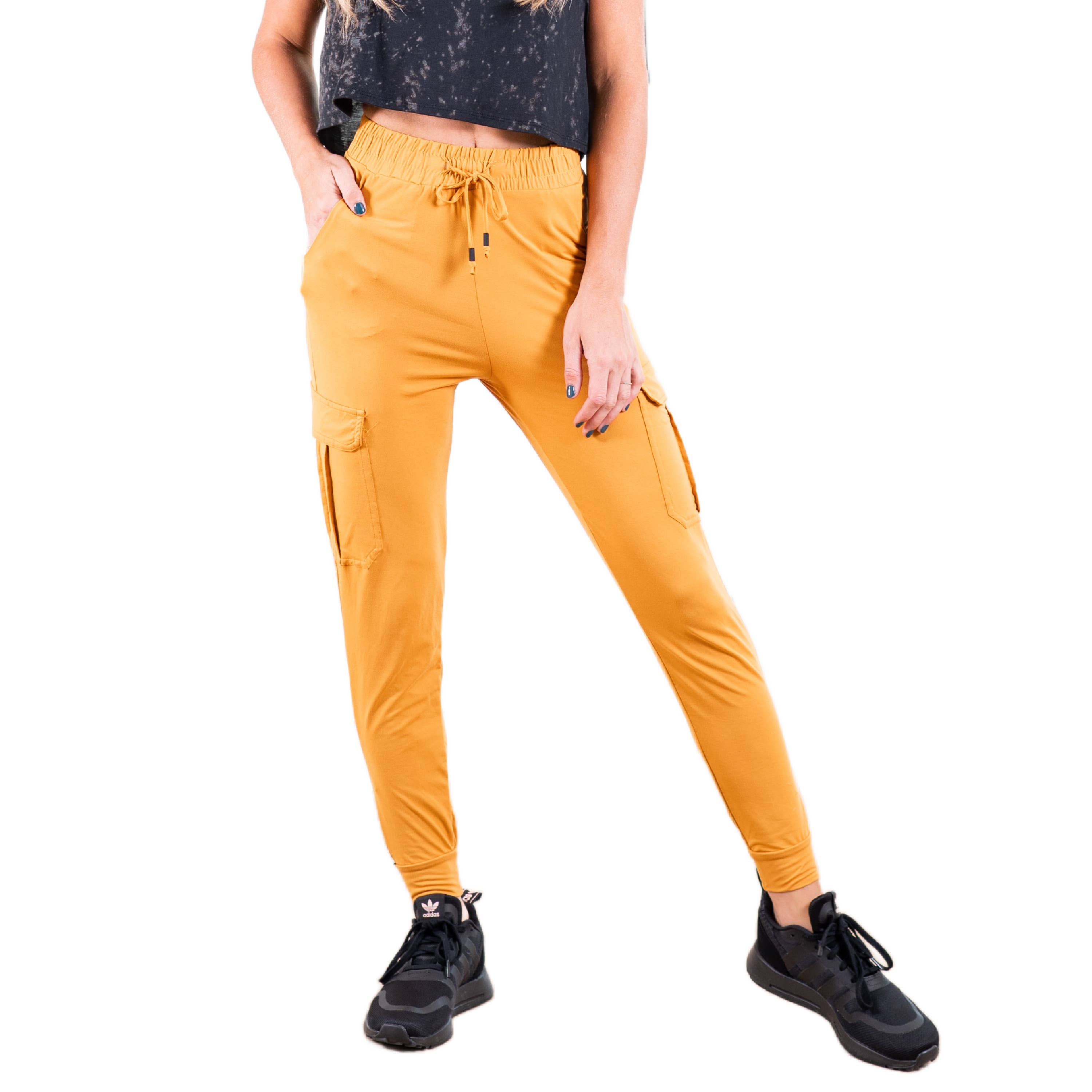 Truly Contagious - Wholesale Lounge Sweatpants/Joggers - Women's - Ultra Soft Joggers w/ Cargo Pocket | S-XL Sizes( CJK01/CA5008