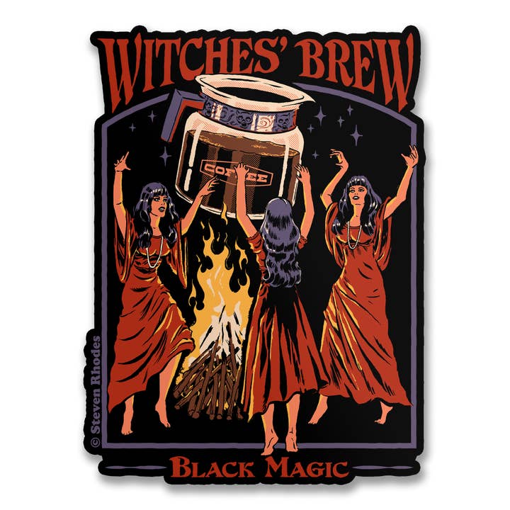 Steven Rhodes - Witches' Brew Sticker for wholesale by Hybris Production AB