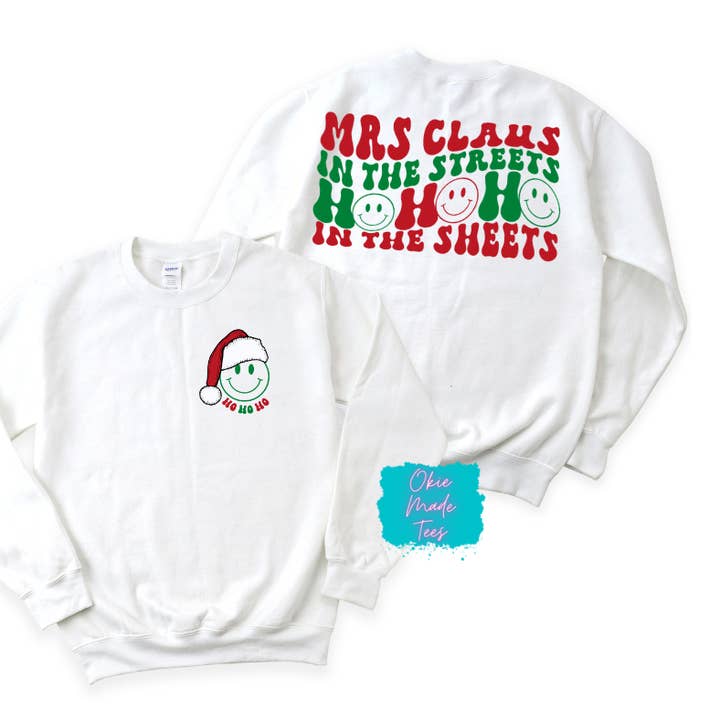 Felpa Ho Ho Ho per la vendita all'ingrosso da parte di Okie Made Tees