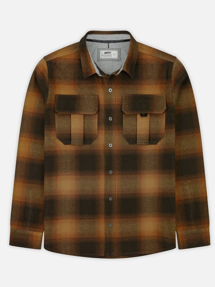 Arbor Flannel - Brown for wholesale by Jetty