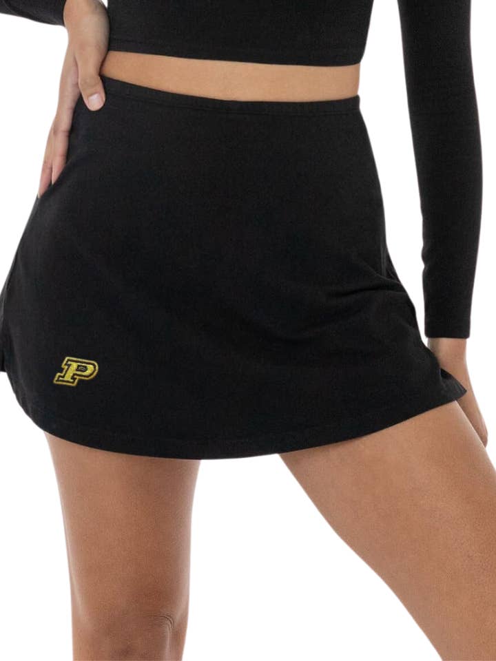 Purdue Halftime Skort for wholesale by Recess Apparel