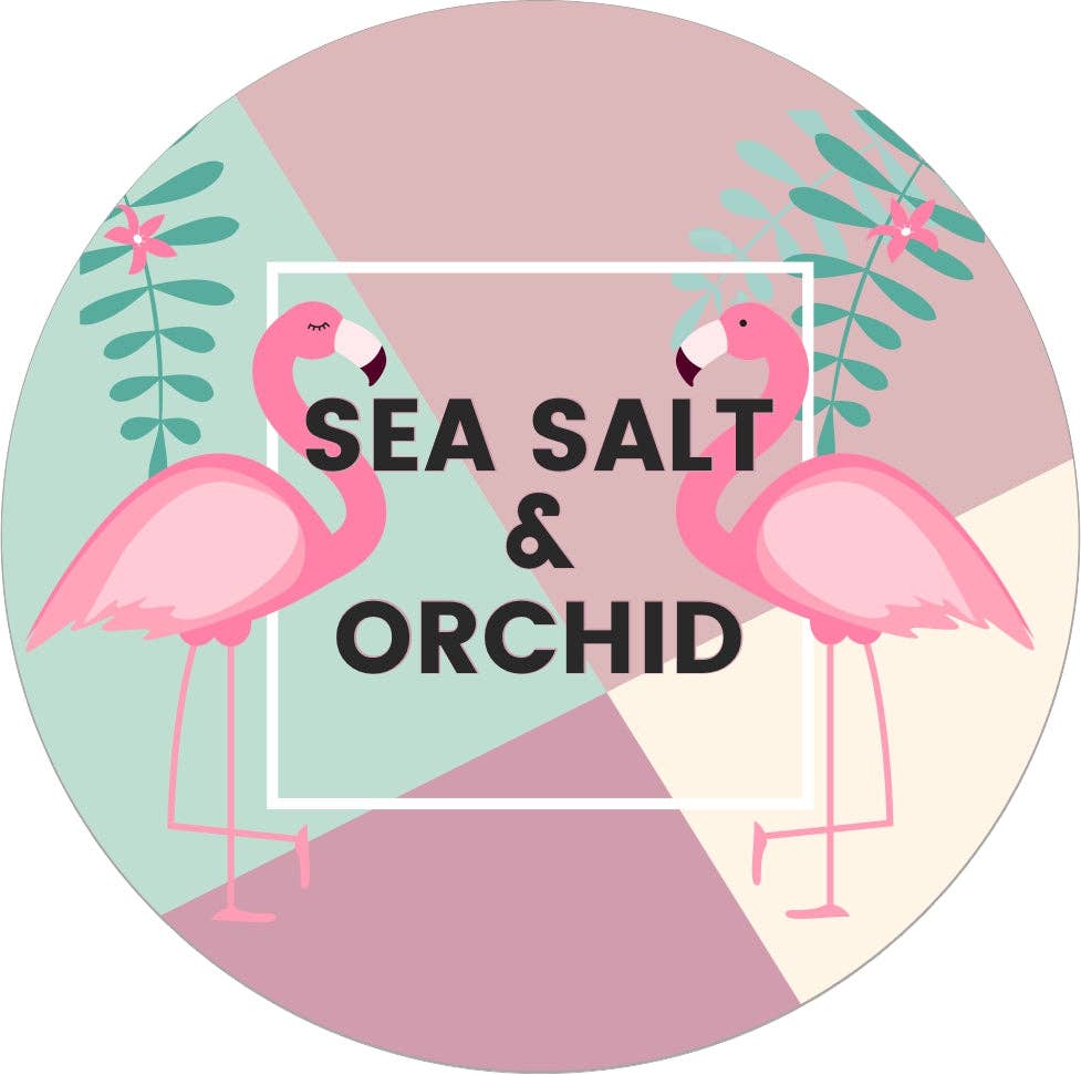 PINK FLAMINGO CANDLE – wholesale Jar/filled candle – Sea Salt & Orchid | Signature Candle0