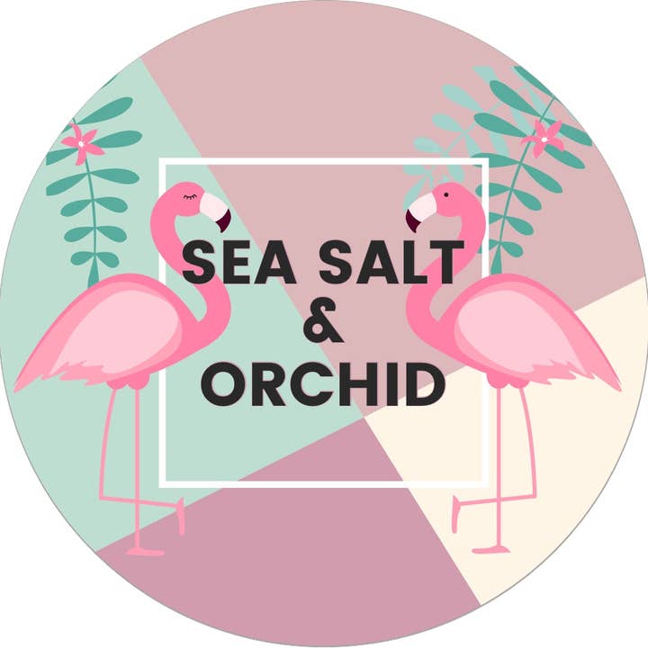 PINK FLAMINGO CANDLE – wholesale Jar/filled candle – Sea Salt & Orchid | Signature Candle