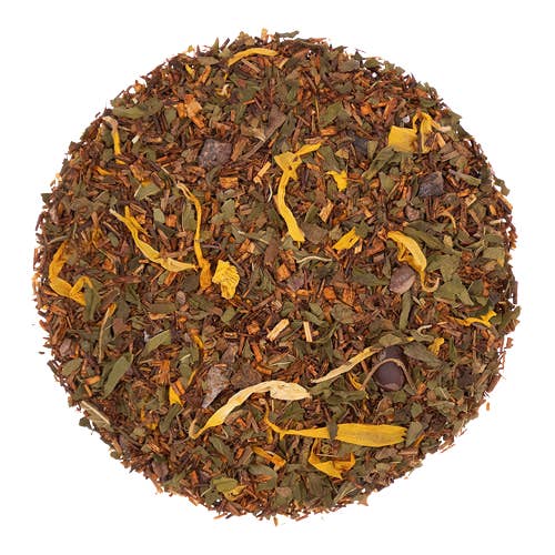 Chocolate Mint Rooibos Loose-Leaf Tea for wholesale by The Grateful Tea Co