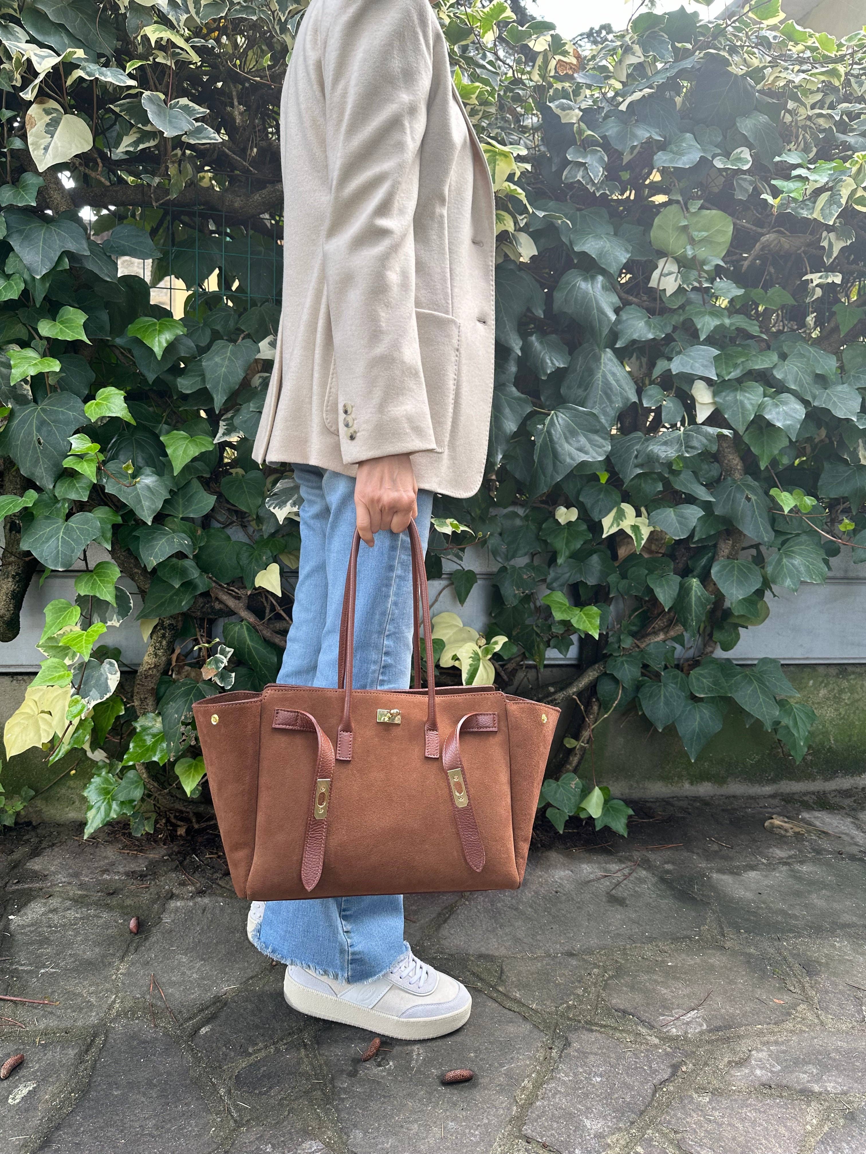 Zhade - Wholesale Shoulder Bag - Women's - Borsa a spalla in camoscio MARY17