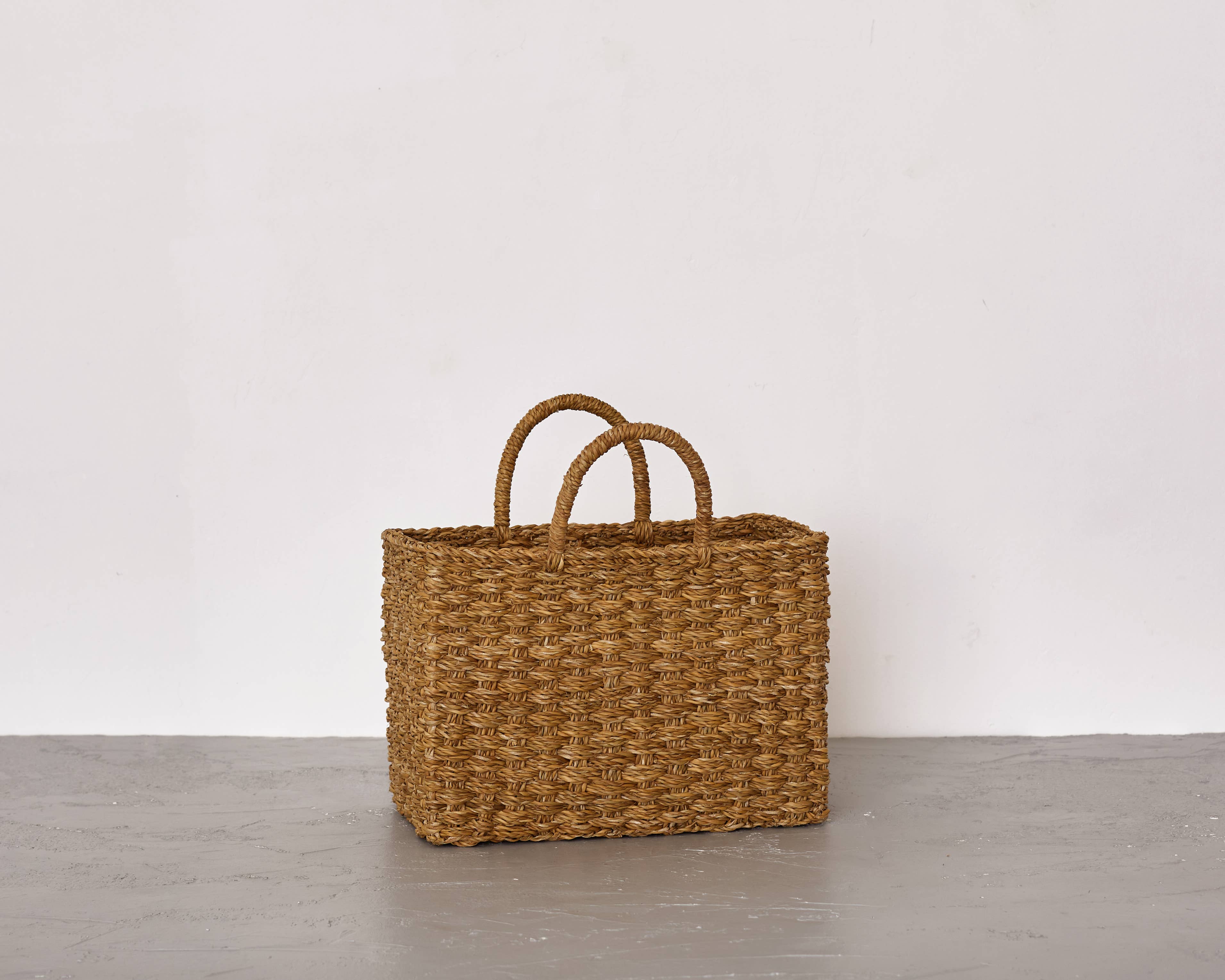 Will & Atlas - Vente Paniers - Panier rectangulaire de récolte en tissage Chatai, 3 tailles2