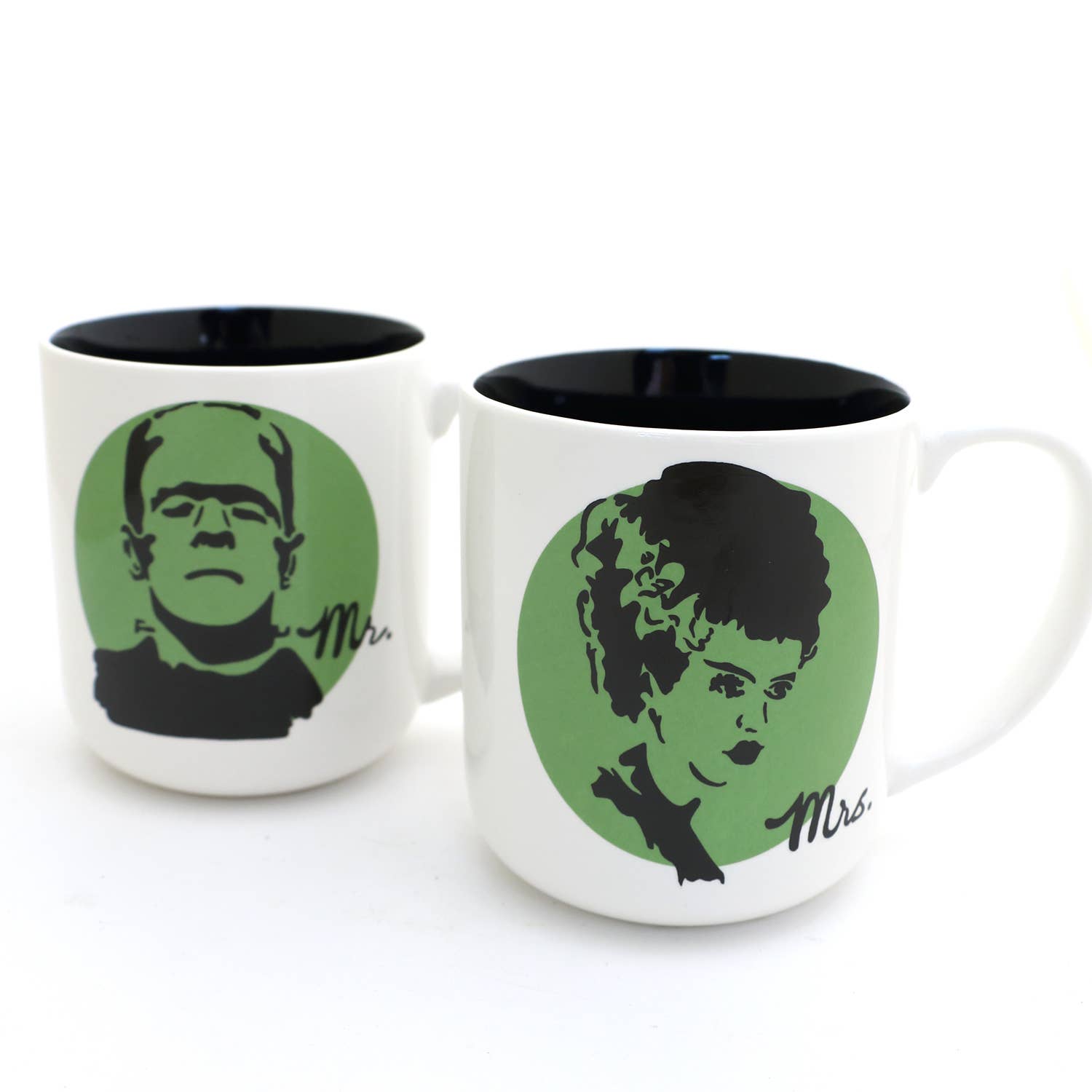 Lenny Mud – wholesale Kaffekoppar – Herr och fru Frankenstein 16oz. Gjord för varandra Muggset0