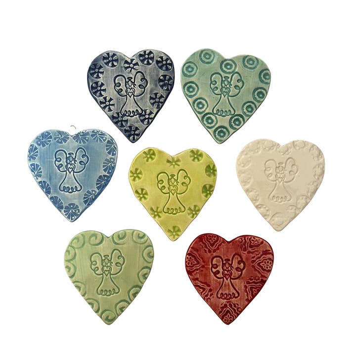 Lorraine Oerth Co. - Wholesale Ornament - Ornament - Heart - Angel