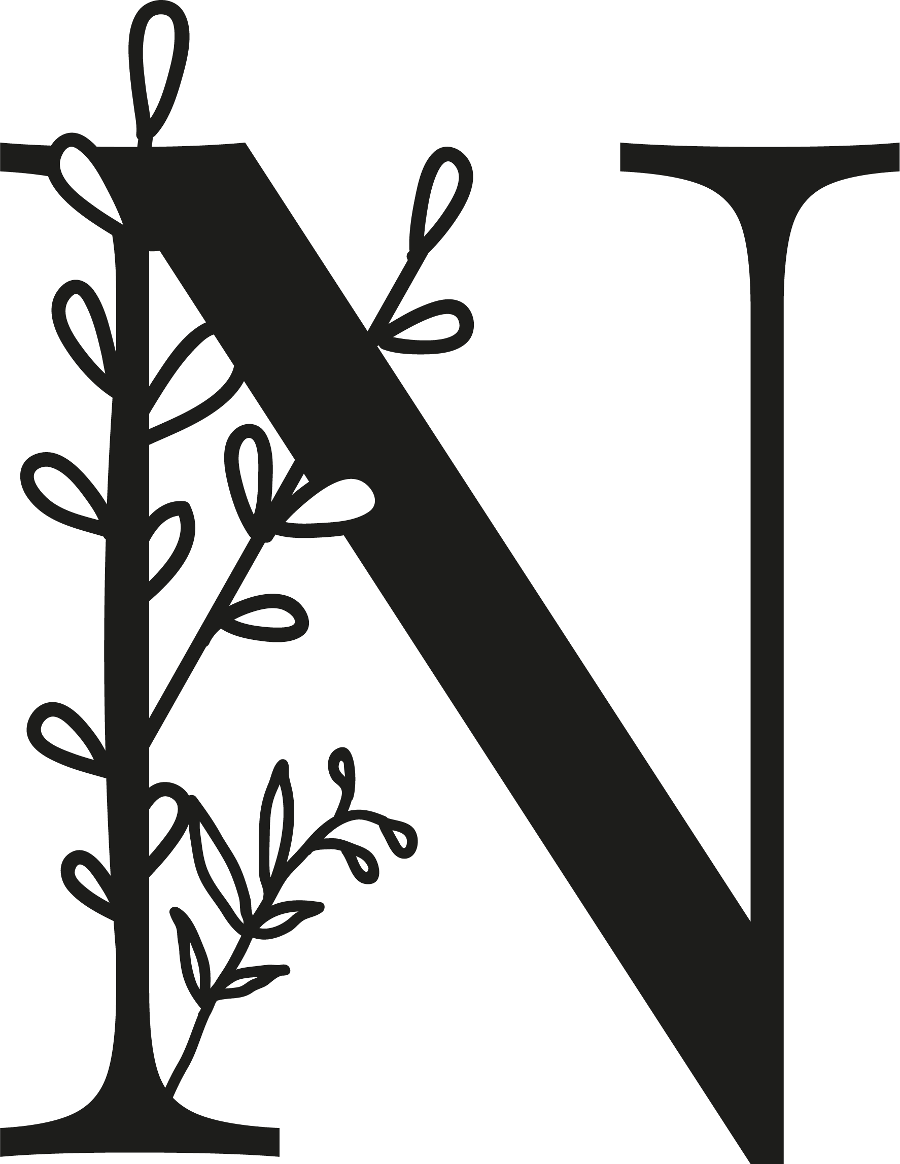 Keystone Steel Co. - Wholesale Wall Accent - Botanical Letter Wall Decor29