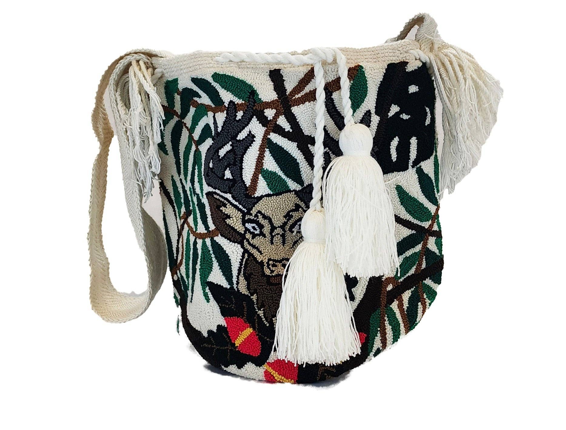Wuitusu - Wholesale Crossbody Bag - Women's - Lilianna Large Handmade Punch-needle Wayuu Mochila Bag1