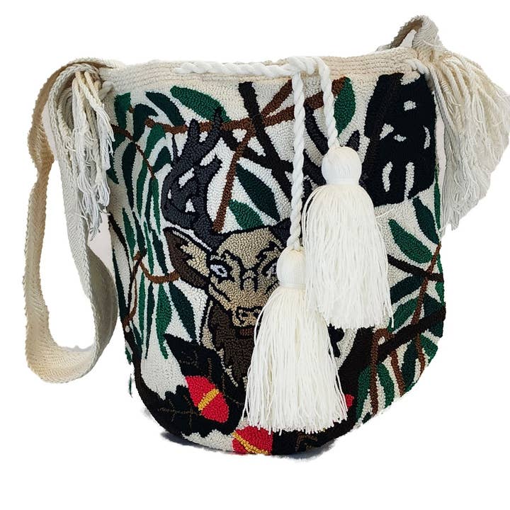 Wuitusu - Wholesale Crossbody Bag - Women's - Lilianna Large Handmade Punch-needle Wayuu Mochila Bag1