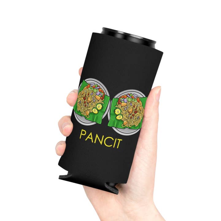 Teegarb LLC - Wholesale Drink huggers & koozies - Beer Can Cooler Sleeve Humorous Pancit Filipinos Dining Cuisines Illustration Gag Hilarious Asians6