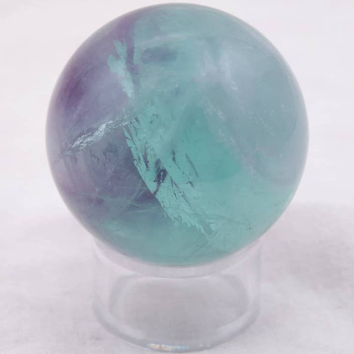 Tiny Rituals - Wholesale Spiritual Stone/Crystal - Rare Rainbow Fluorite Spheres - AAA Premium Quality78