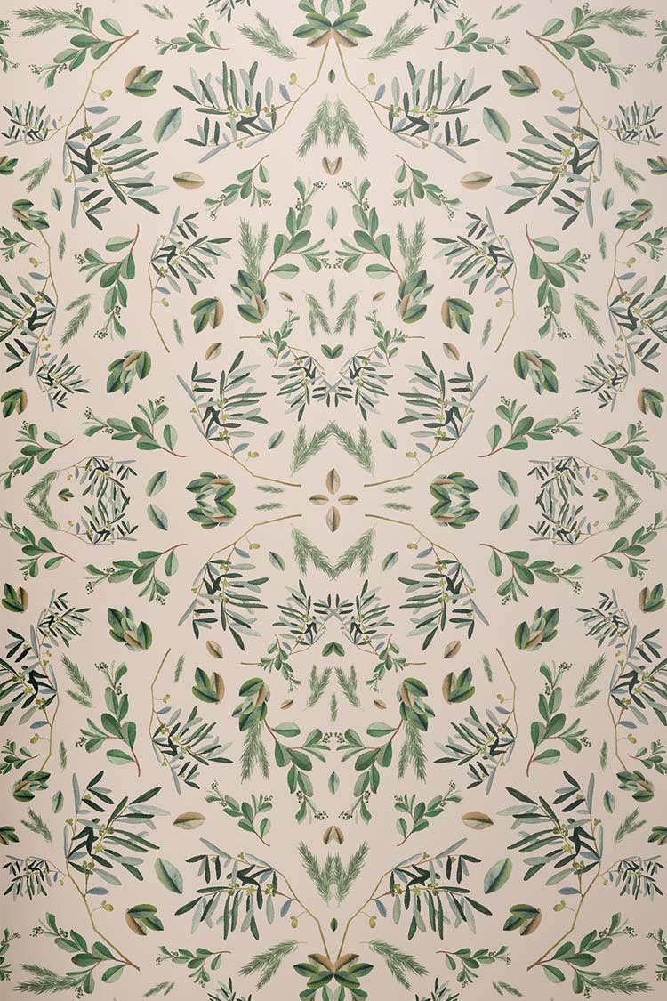 Kristin MacKenzie Fine Art - Wholesale Wrapping Paper Roll - Pine Kaleidoscope - Wrapping Paper1