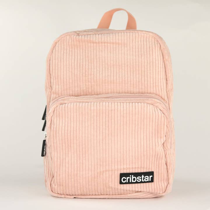 Cribstar – wholesale Backpack – Child – Corduroy Kids Backpack - Peachy Pink