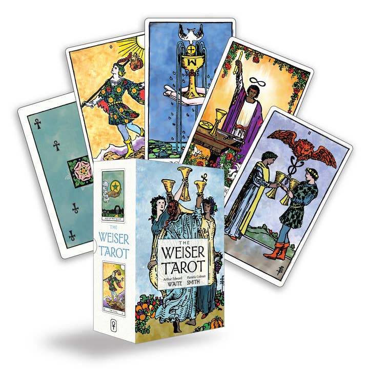 Red Wheel/Weiser LLC - Wholesale Tarot Cards - The Weiser Tarot (78 Cards and 64 Page Book)0
