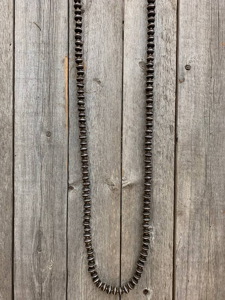 15300 Trä/Slv Wrap Halsband för wholesale av J.Forks Designs