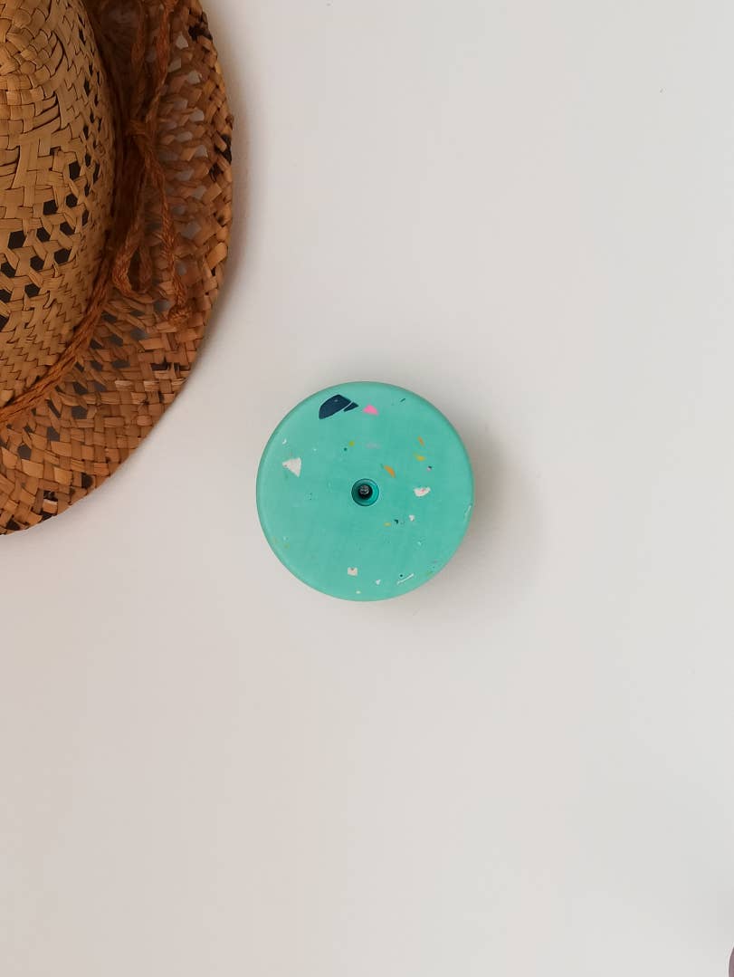 Hey Denise - Wholesale Wall Hook - Large terrazzo Jesmonite coat hook – Handcrafted design5