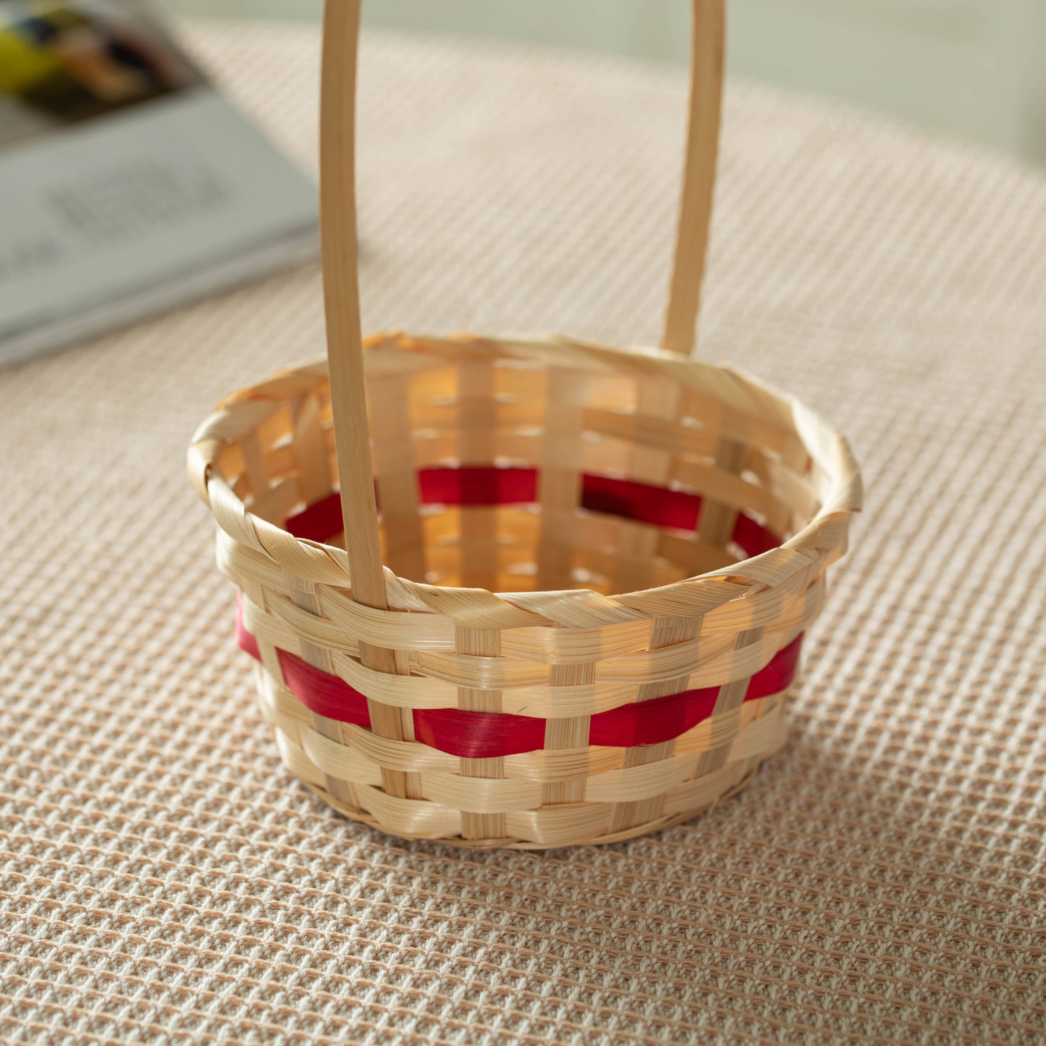 Quickway Imports - Wholesale Food Gift Basket - Multipurpose Basket with Handle – Ideal as Gift Basket6