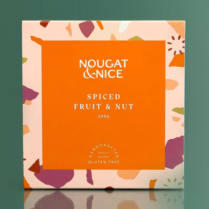 Spiced Fruit & Nut Nougat | 200g Box for wholesale by Nougat & Nice