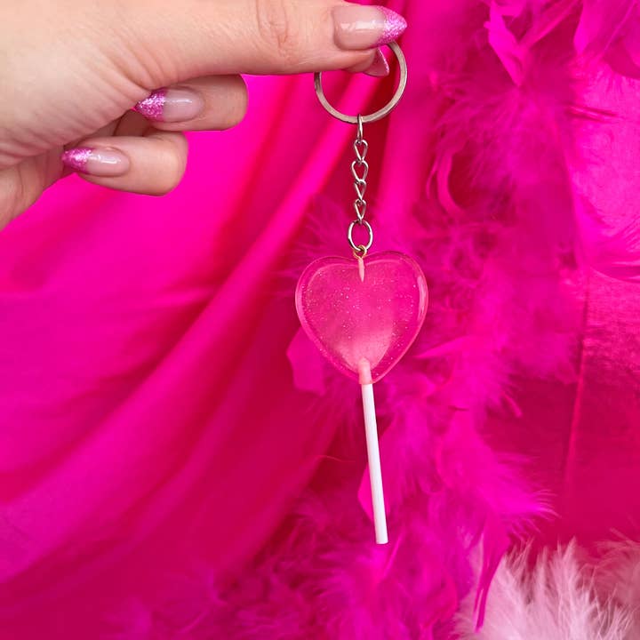 A Shop of Things - Wholesale Keychain - Women's - Heart Lolli Keychain