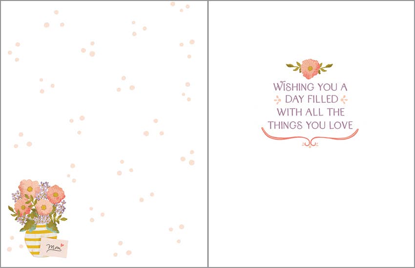 GINA B DESIGNS - Vente Carte pour la fête des Mères - Carte de vœux pour la fête des mères - Pour maman1