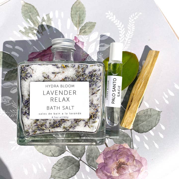 Hydra Bloom Beauty - Wholesale Bath Salts - Lavender Relax Bath Salts for her Mothers Day Gift