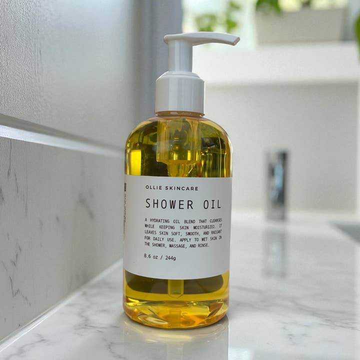 Shower Oil for wholesale by Ollie Skincare