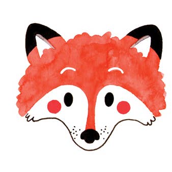 Tatuagem Temporária de Raposa para Crianças, Pack de 5 por atacado de Sioou