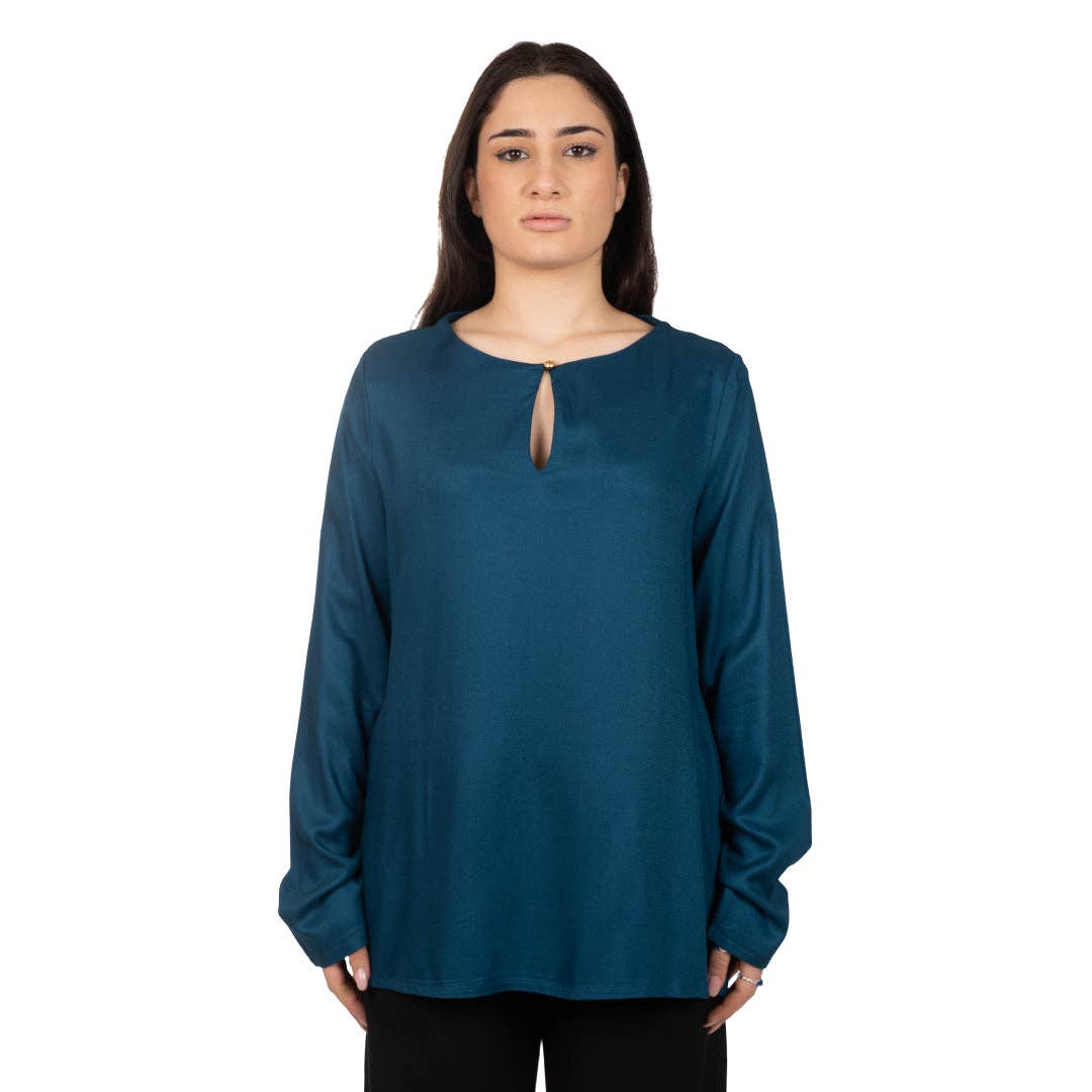 Oltretempo – wholesale Jacket – Women's – Vajella blouse with drop and button2