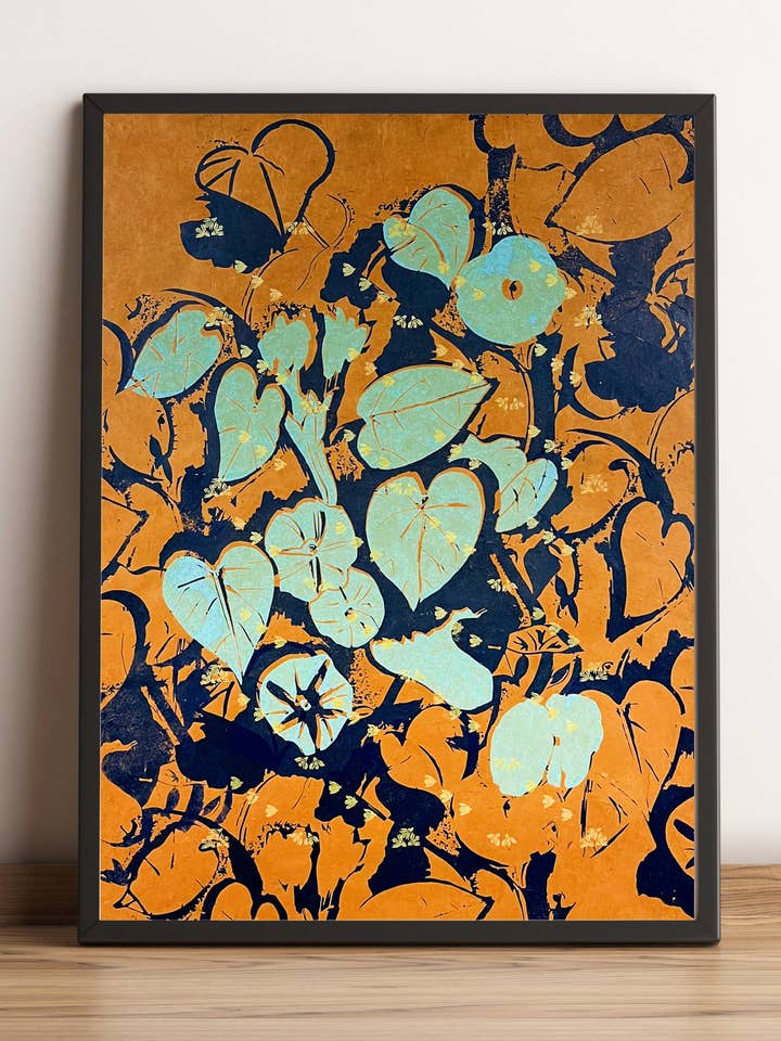 Morning Glory *unframed for wholesale by VICTROLA DESIGN