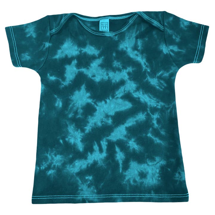 Teal Scrunch Baby T-Shirt #15 for wholesale by Colors of Love on Haight