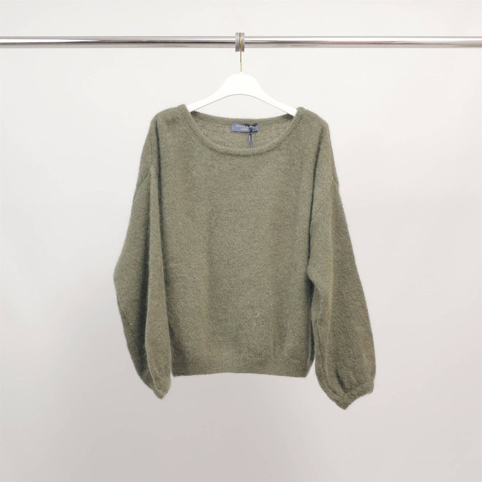 Cecile Wang - Wholesale Knit Sweater - Women's - Soft sweater in kid mohair and alpaca PJ222206