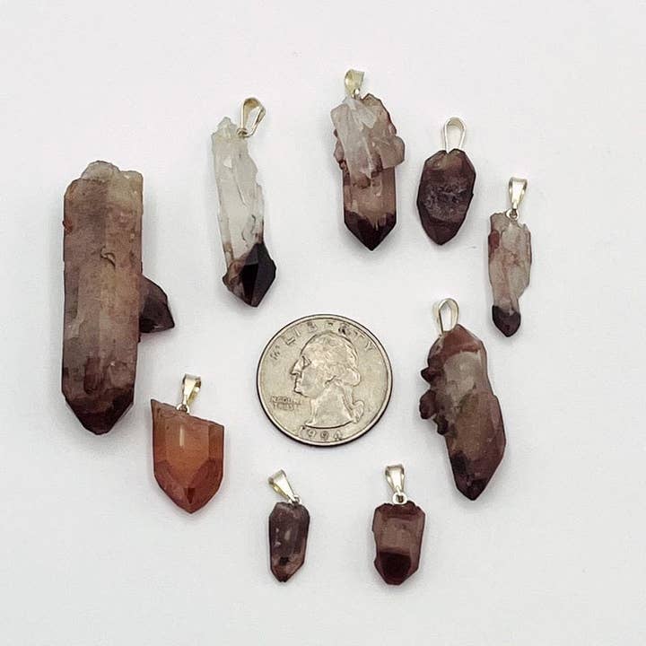 Rock Paradise - Wholesale Individual Charm/Pendant - Lithium Quartz Crystal Point Pendant Jewelry3