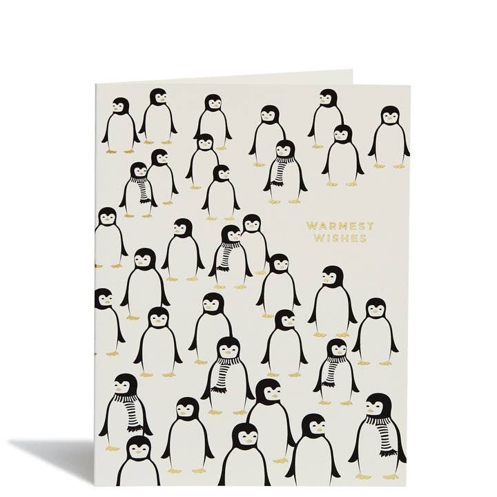 #726 Penguins Foil Card for wholesale by Snow & Graham