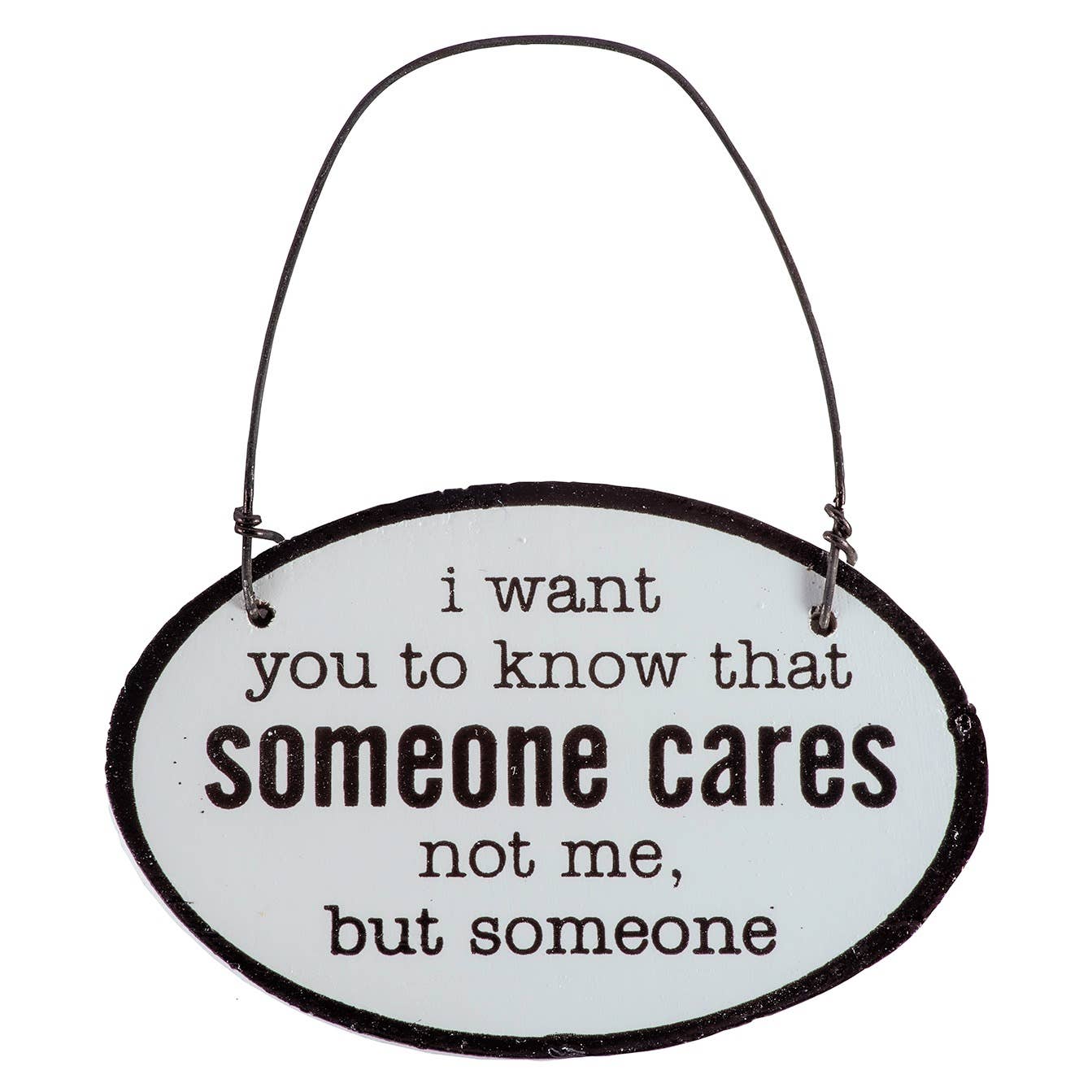 Abbey + CA Gift - Wholesale Sign - Say It with Sass Mini Oval Wall Hangings4