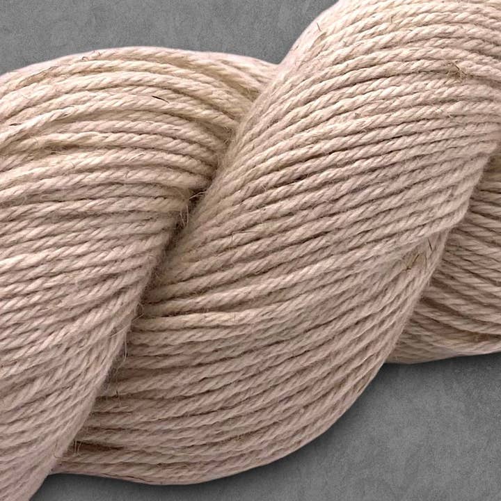 Rooster Yarns - Venta al por mayor Hilos - Hilo sin teñir: hilo de tejer DK de algodón orgánico/lino
