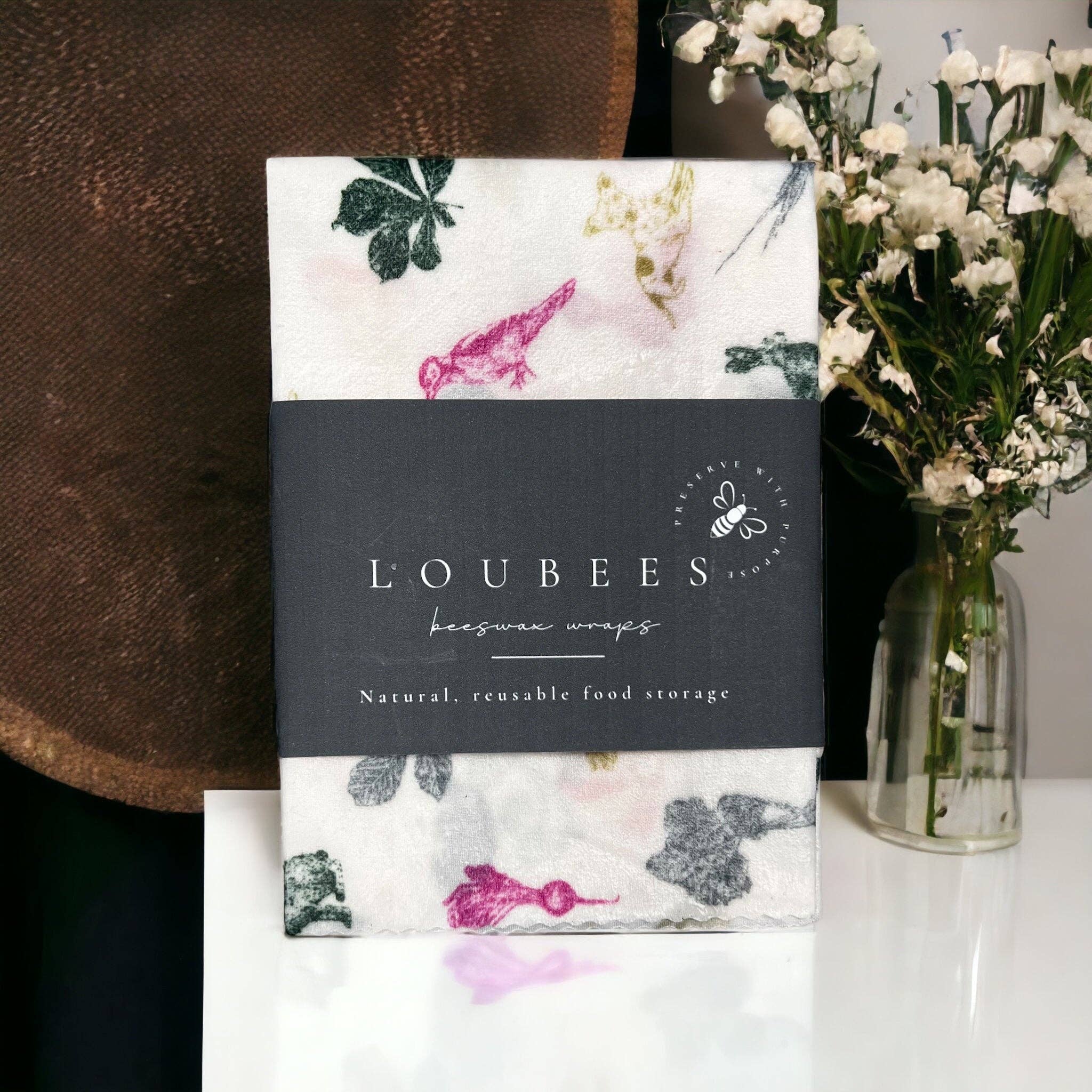 Lou Bees - Wholesale Food Storage Wrap/Bag - Joules Woodland beeswax Wrap1