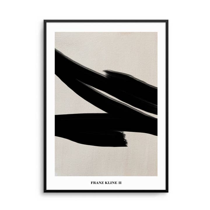 Franz Kline II Print for wholesale by D'LUXE PRINTS