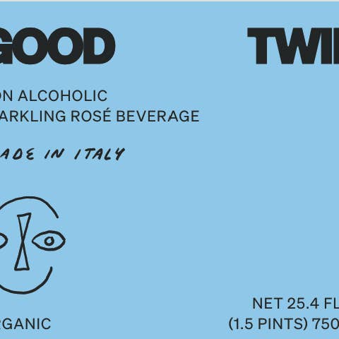 Good Twin - Wholesale Non-Alcoholic Wine - Good Twin Non Alc Organic Sparkling Rosé