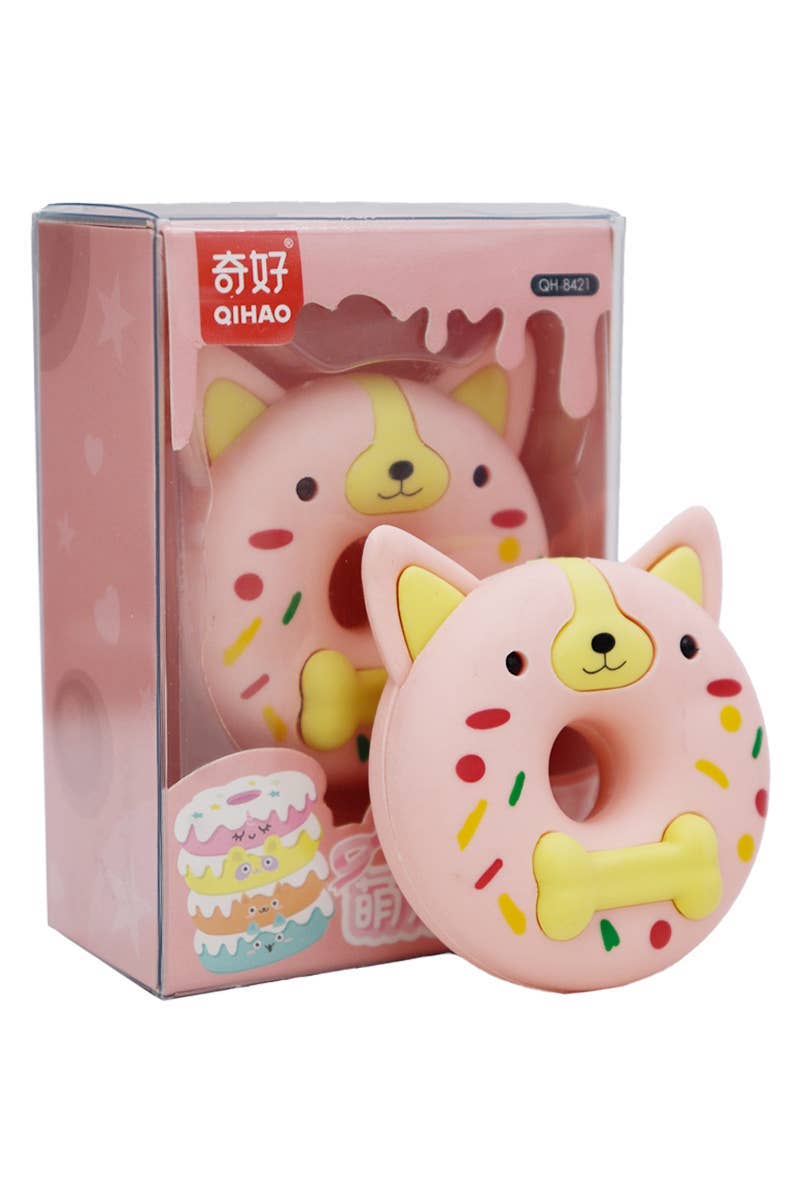 SURTIDO Borrador 3D Jumbo Kawaii de Animales en Forma de Donut de venta al por mayor en Faire4
