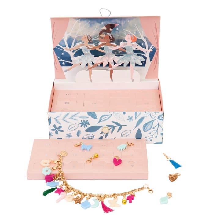Winter Ballerina Charm Bracelet Advent Calendar for wholesale by Meri Meri