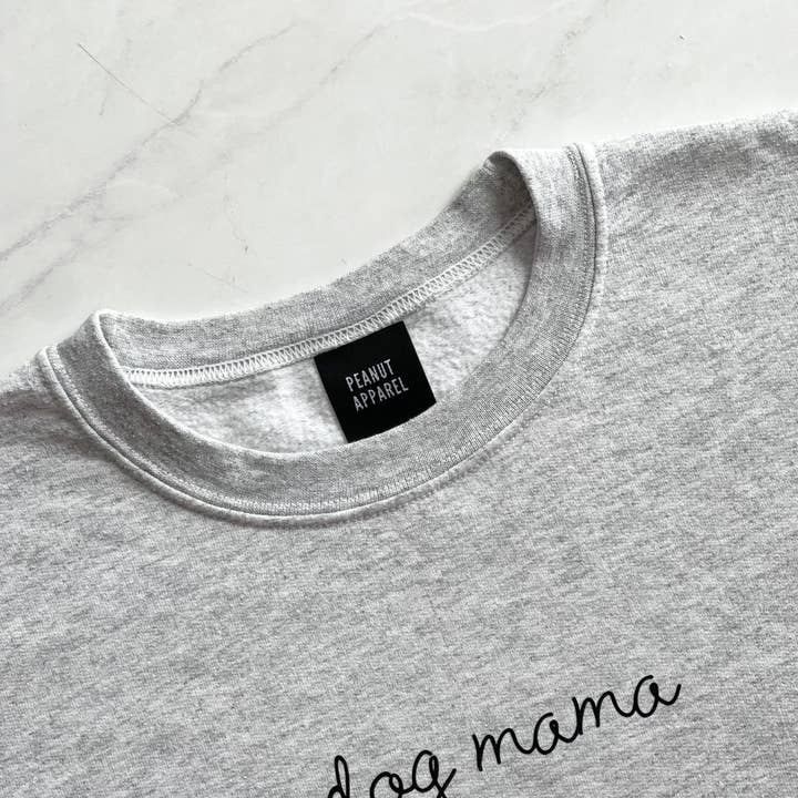 Dog Mama Sweatshirt for wholesale by Peanut Apparel