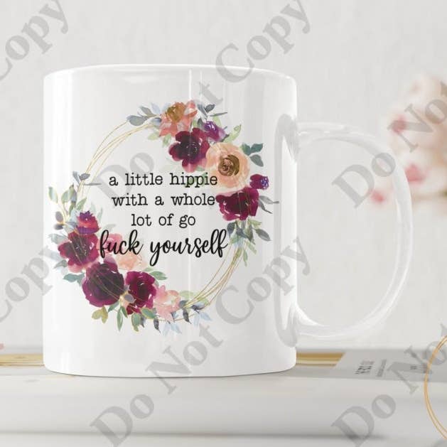 Kaffemugg - Little Hippie hel del gå och knulla dig själv för wholesale av Words of Ivy