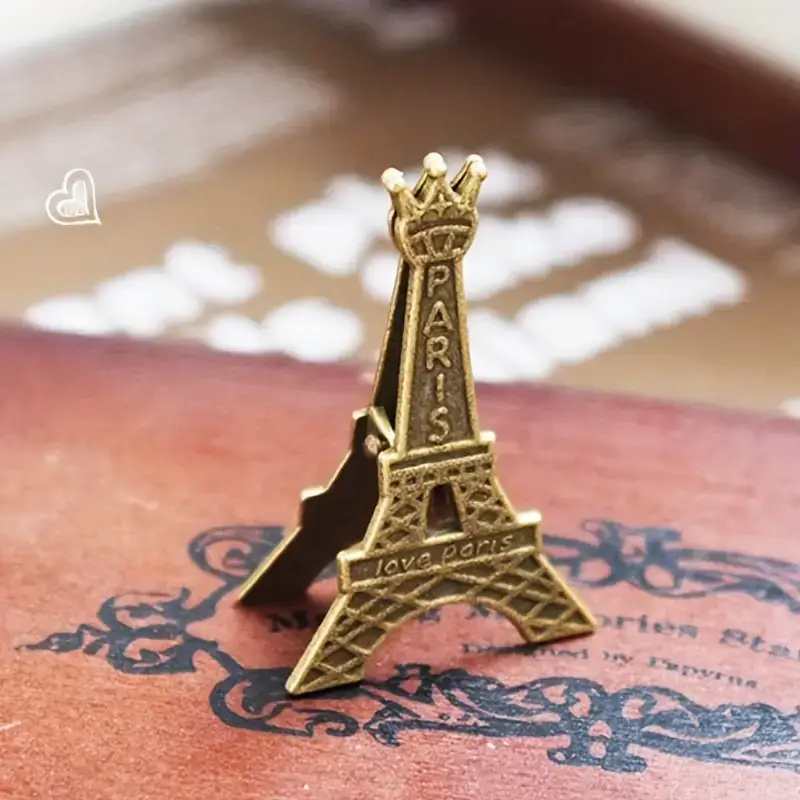 All Little Cute Things - Wholesale Decorative Tabletop Object - Eiffel Tower Paris France Sign Holder, Table Setting, Decor1
