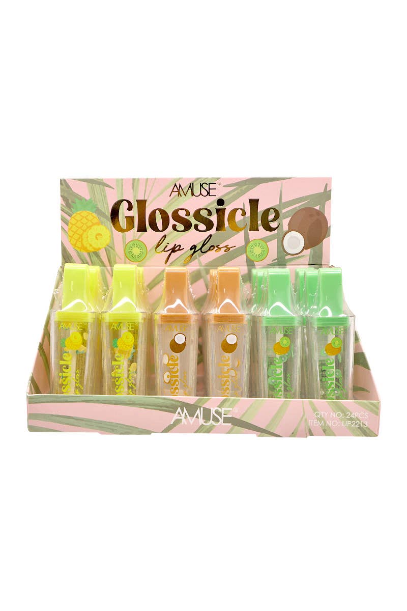 PINEAPPLE Beauty - Wholesale Lip Gloss - AMUSE LIP2213 Tropical Glossicle Lip Gloss - 24 pcs1
